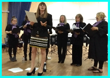 community choir with Abbey Brass