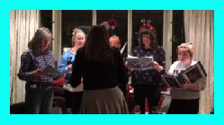 a cappella choir in Appleford village